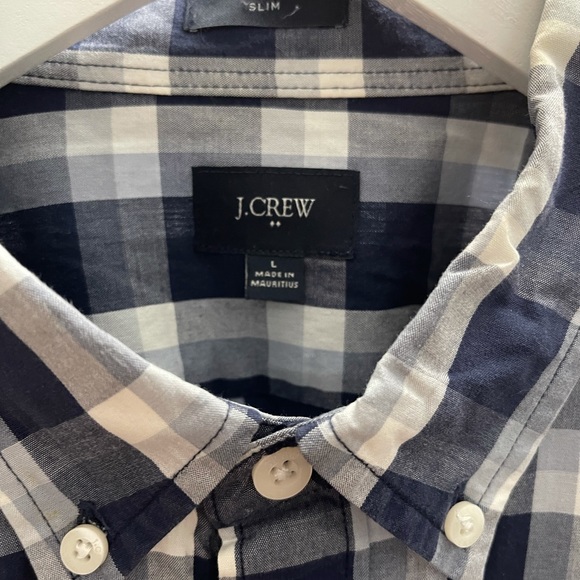 Men blue dress shirt - Picture 4 of 6